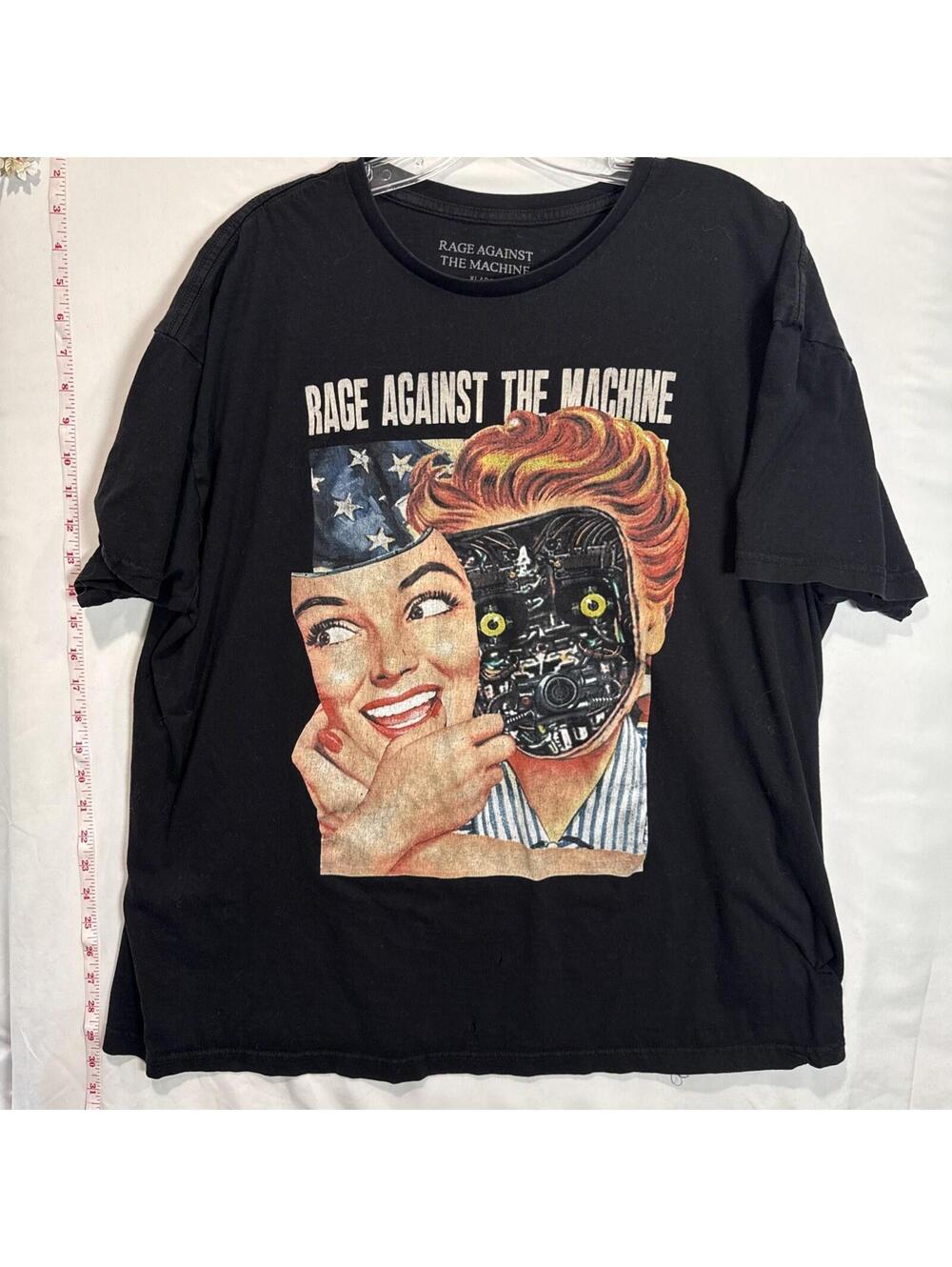 Rage Against the Machine 2022 OFFICIAL TOUR tee Public Service Announcement XL